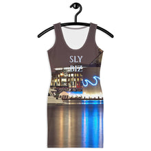 Load image into Gallery viewer, Sly Biz Skyline Print Dress