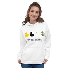 Load image into Gallery viewer, Ducks in a row Unisex Hoodie - White