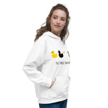 Load image into Gallery viewer, Ducks in a row Unisex Hoodie - White