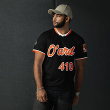 Load image into Gallery viewer, Pullover baseball jersey - black