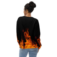 Load image into Gallery viewer, Sly Biz Unisex Sweatshirt - Black/Fire