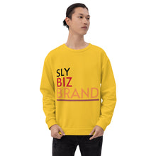Load image into Gallery viewer, Sly Biz BRAND Unisex Sweatshirt - Mustard