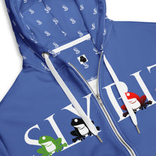 Load image into Gallery viewer, Toad Quad zip hoodie - Blue