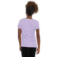 Load image into Gallery viewer, Sly Biz White Duck T-shirt- lilac