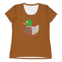 Load image into Gallery viewer, Sly Biz Women's Tan Duck T-shirt - Brown