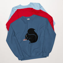 Load image into Gallery viewer, Sly Biz Unisex Sweatshirt (sneaker head squirrel)
