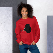 Load image into Gallery viewer, Sly Biz Unisex Sweatshirt (sneaker head squirrel)