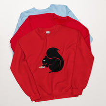 Load image into Gallery viewer, Sly Biz Unisex Sweatshirt (sneaker head squirrel)