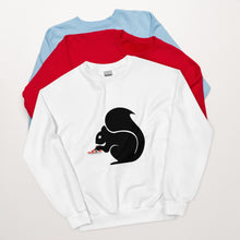 Load image into Gallery viewer, Sly Biz Unisex Sweatshirt (sneaker head squirrel)
