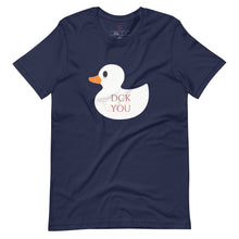 Load image into Gallery viewer, Unisex t-shirt Sly Biz rubber ducky (white)