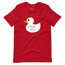 Load image into Gallery viewer, Unisex t-shirt Sly Biz rubber ducky (white)