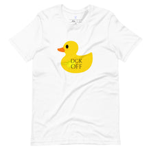 Load image into Gallery viewer, Unisex t-shirt Sly Biz rubber ducky (yellow)