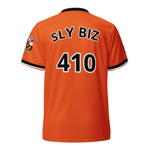 unisex baseball jersey - orange