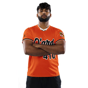 unisex baseball jersey - orange