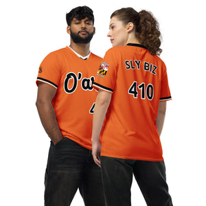 unisex baseball jersey - orange