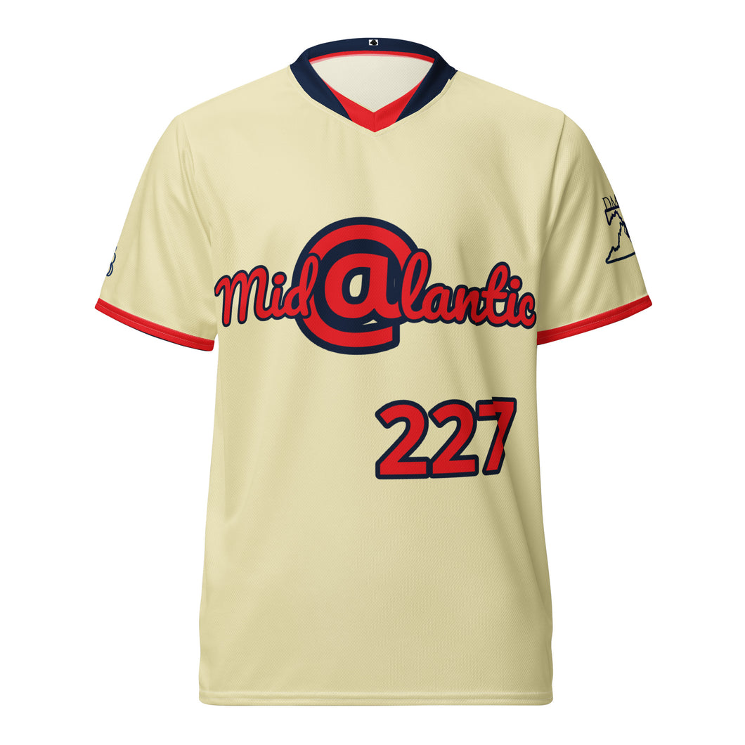 unisex sports jersey - Mid Atlantic-Cream