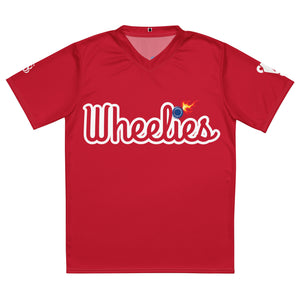 Unisex sports jersey - Wheelies-Red