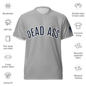 Unisex sports jersey - Dead Ass-Grey