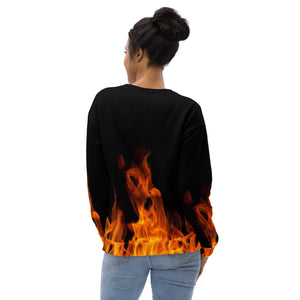 Sly Biz Unisex Sweatshirt - Black/Fire