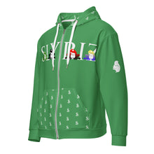 Load image into Gallery viewer, Toad Quad Unisex zip hoodie - Green
