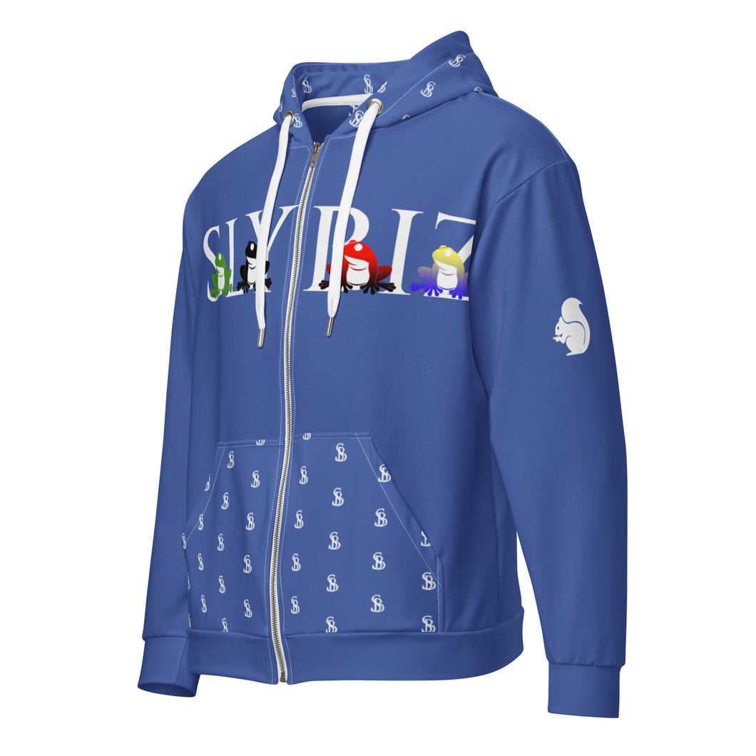 Toad Quad zip hoodie - Blue