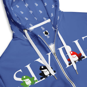 Toad Quad zip hoodie - Blue