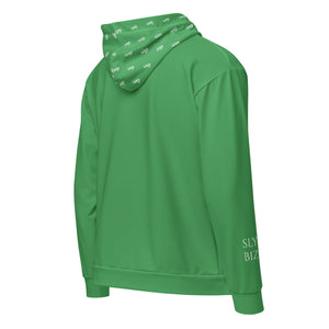 Toad Quad Unisex zip hoodie - Green