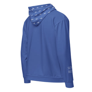 Toad Quad zip hoodie - Blue