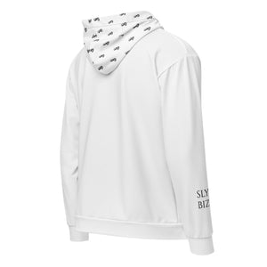 Toad Quad zip hoodie - white