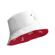 Load image into Gallery viewer, Sly Biz Reversible bucket hat- White/Red
