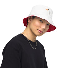 Load image into Gallery viewer, Sly Biz Reversible bucket hat- White/Red
