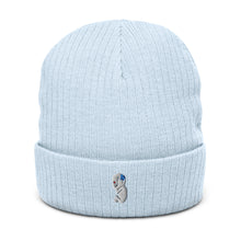 Load image into Gallery viewer, Cyborg Logo Ribbed knit beanie
