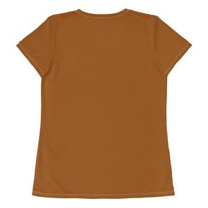 Sly Biz Women's Tan Duck  T-shirt - Brown