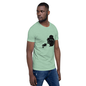 Sly Biz Short-Sleeve Unisex T-Shirt- construction wheel barrell