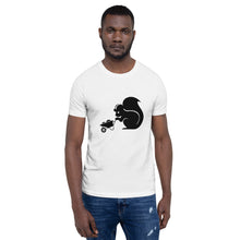 Load image into Gallery viewer, Sly Biz Short-Sleeve Unisex T-Shirt- construction wheel barrell
