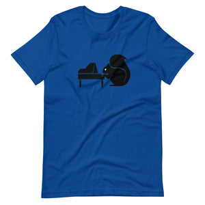 Sly Biz Short-Sleeve Unisex T-Shirt- pianist