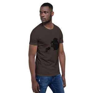 Sly Biz Short-Sleeve Unisex T-Shirt- construction wheel barrell