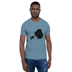 Sly Biz Short-Sleeve Unisex T-Shirt- construction wheel barrell