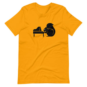 Sly Biz Short-Sleeve Unisex T-Shirt- pianist