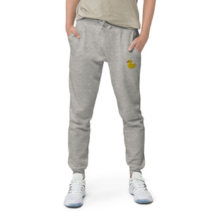 Sly Biz Yellow Duck Unisex fleece sweatpants