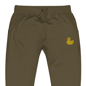 Sly Biz Yellow Duck Unisex fleece sweatpants