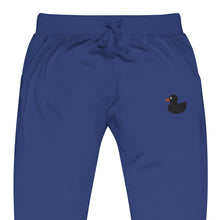 Load image into Gallery viewer, Sly Biz Blk Duck Unisex fleece sweatpants
