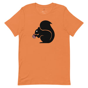 Sly Biz Unisex t-shirt- smoothie squirrel