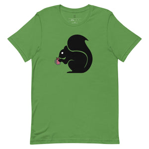 Sly Biz Unisex t-shirt- smoothie squirrel