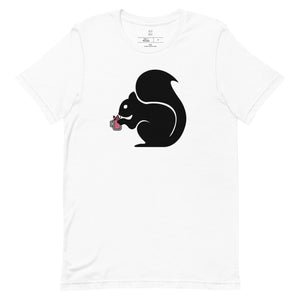 Sly Biz Unisex t-shirt- smoothie squirrel